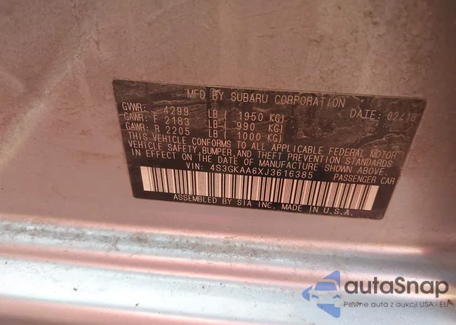 4S3GKAA6XJ3616385: 44183015