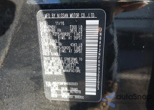 JN8AY2NF6H9302023: 44183038