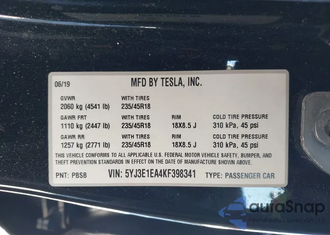 5YJ3E1EA4KF398341: 44184425