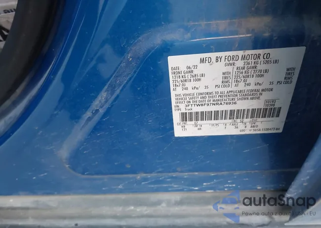 3FTTW8F97NRA76936: 44184572