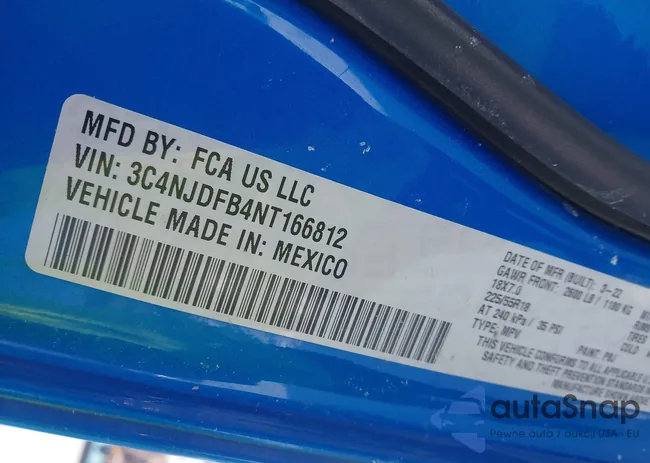 3C4NJDFB4NT166812: 44184682