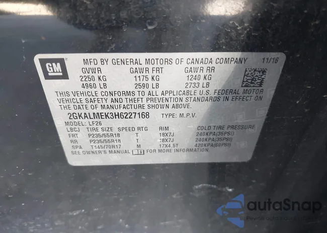 2GKALMEK3H6227168: 44184846