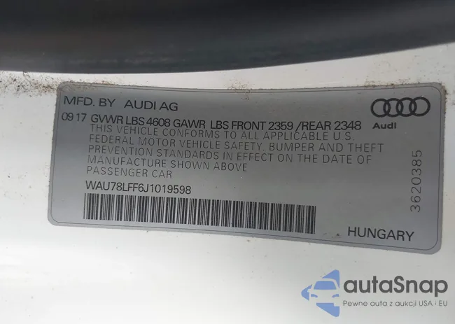 WAU78LFF6J1019598: 44184848