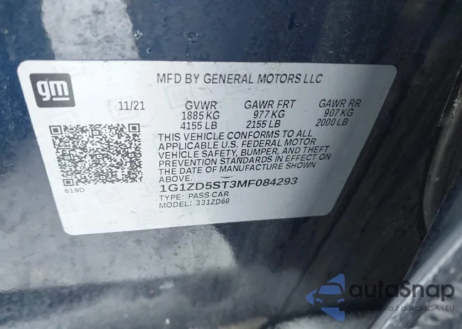 1G1ZD5ST3MF084293: 44184953