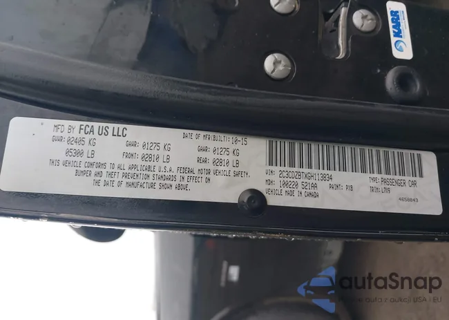 2C3CDZBTXGH113834: 44184994