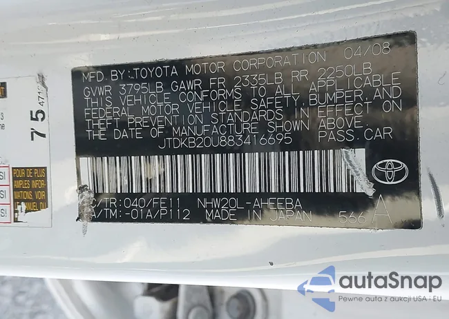 JTDKB20U883416695: 44184039