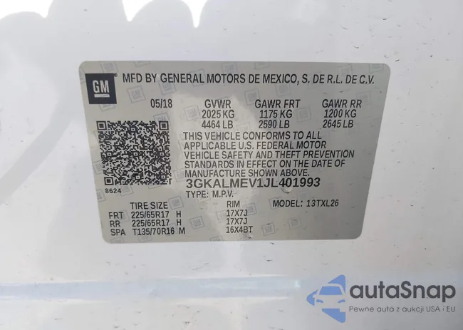 3GKALMEV1JL401993: 44184069