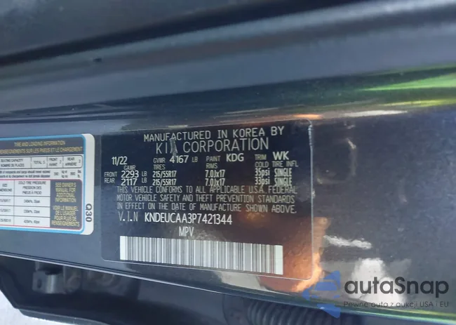 KNDEUCAA3P7421344: 44184142