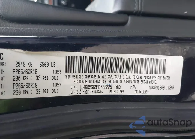 1J4RR5GG9BC528225: 44184146