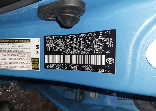 JTNC4MBE0M3125906: 44184203