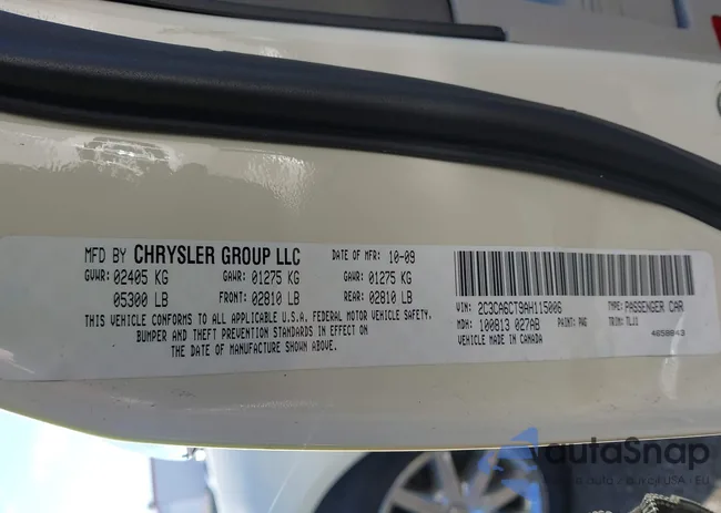 2C3CA6CT9AH115006: 44184239