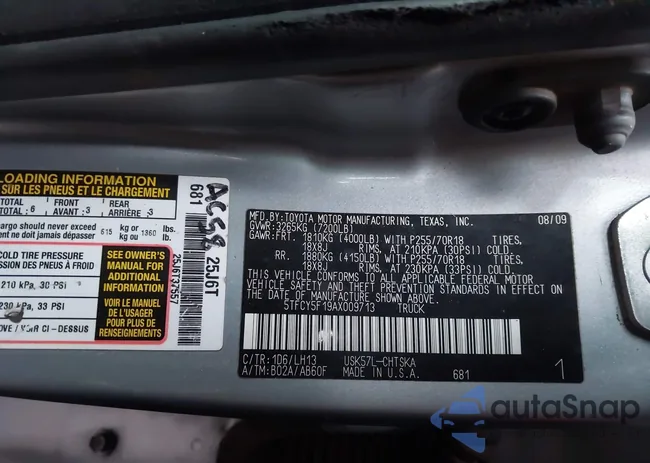 5TFCY5F19AX009713: 44184322