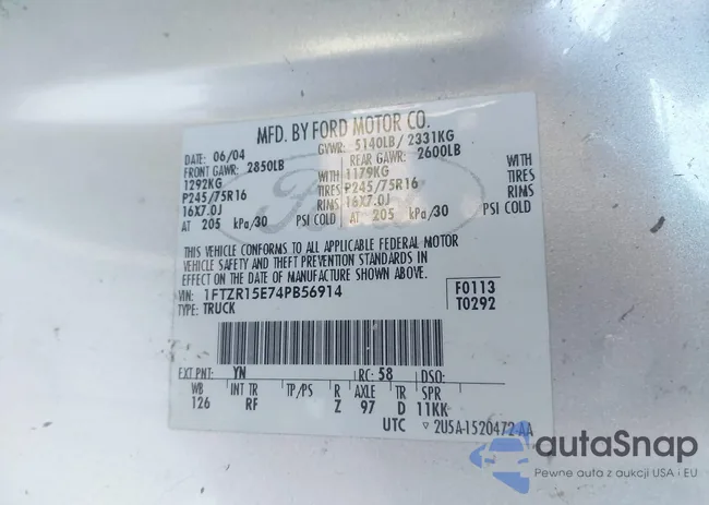 1FTZR15E74PB56914: 44184331