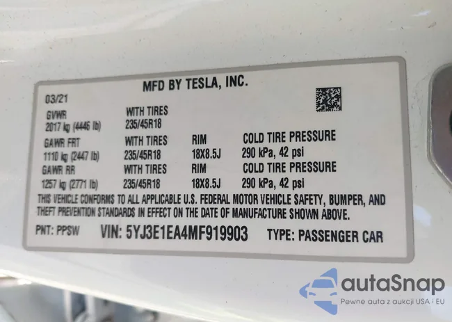 5YJ3E1EA4MF919903: 44184339