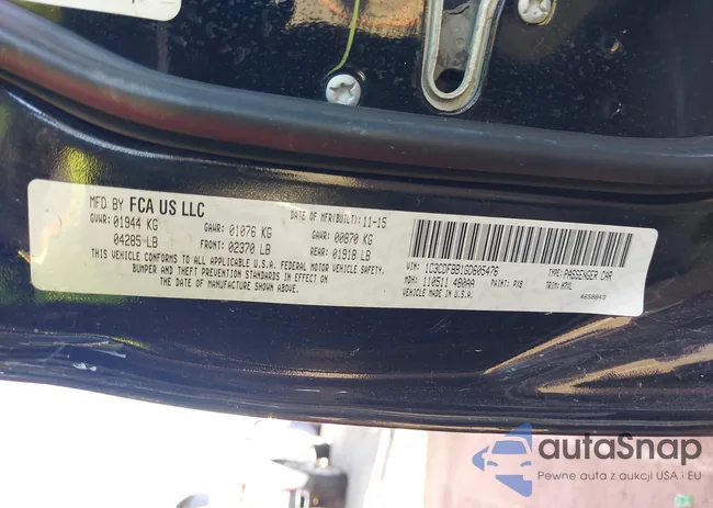 1C3CDFBB1GD605476: 44184370