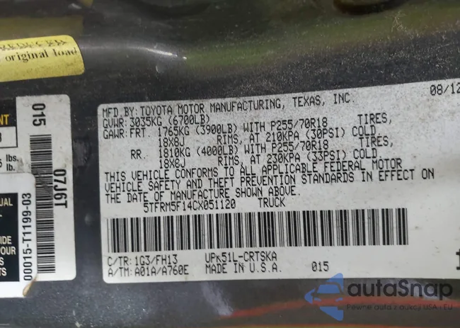 5TFRM5F14CX051120: 44184401