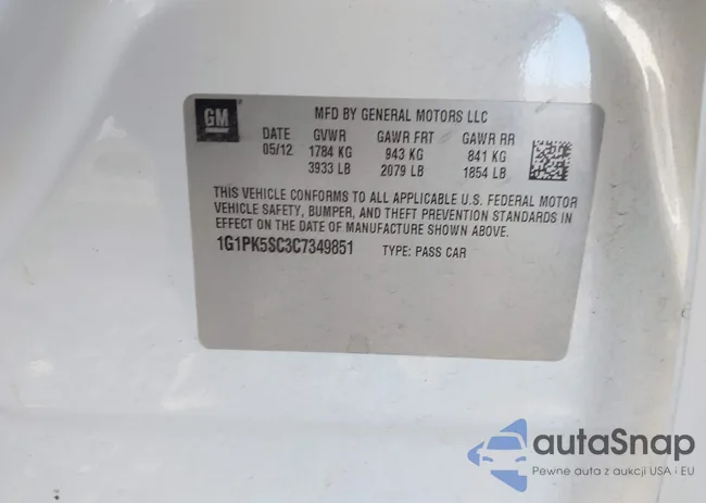 1G1PK5SC3C7349851: 44185417