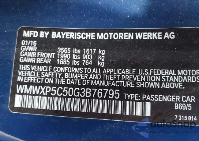 WMWXP5C50G3B76795: 44185450