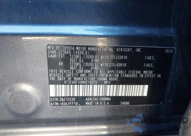 4T3E6RFVXMU010659: 44185496