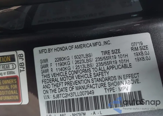 5J8TC2H37LL007949: 44185550