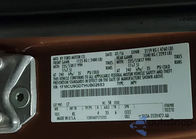 1FMCU9GD7HUB02653: 44185552