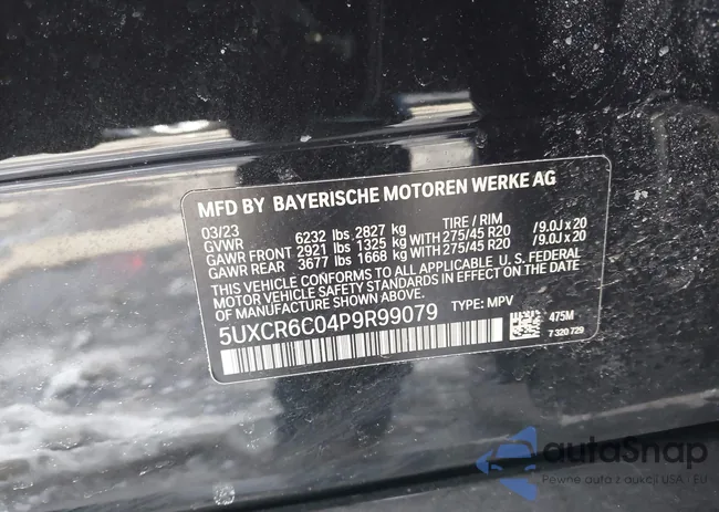 5UXCR6C04P9R99079: 44185785