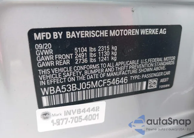 WBA53BJ05MCF54646: 44185827