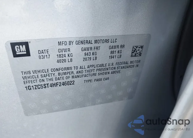 1G1ZC5ST4HF246022: 44185861