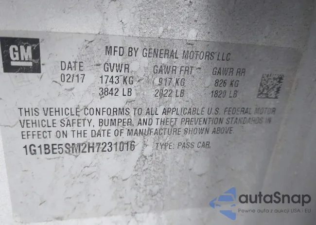 1G1BE5SM2H7231016: 44185890