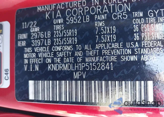 KNDRMDLH1P5152841: 44185907