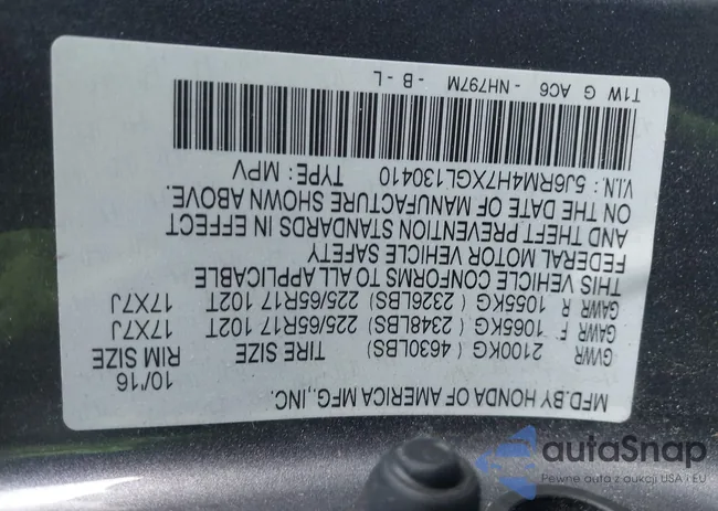 5J6RM4H7XGL130410: 44185913