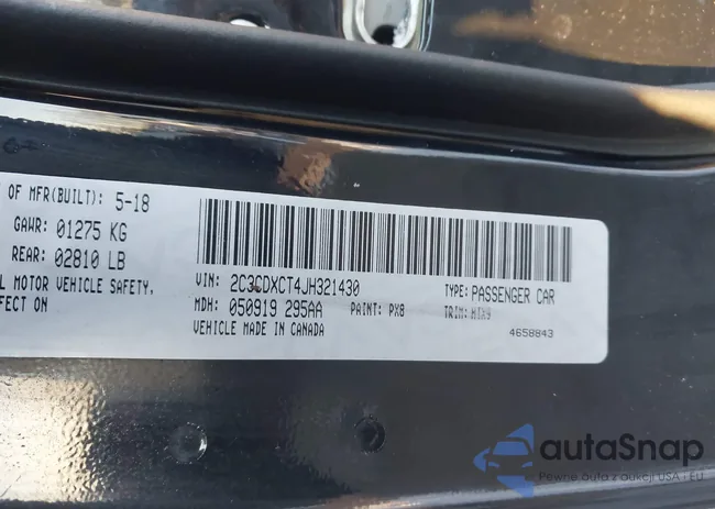 2C3CDXCT4JH321430: 44185068