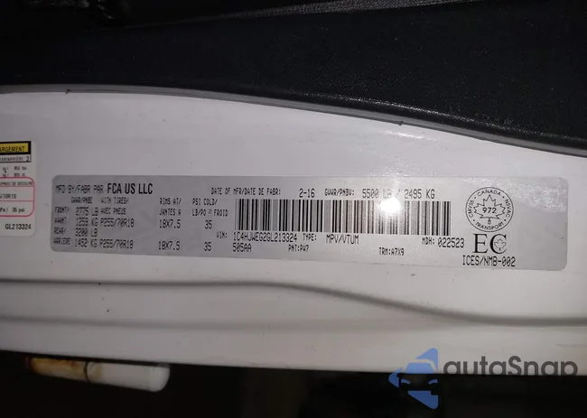 1C4HJWEG2GL213324: 44185154