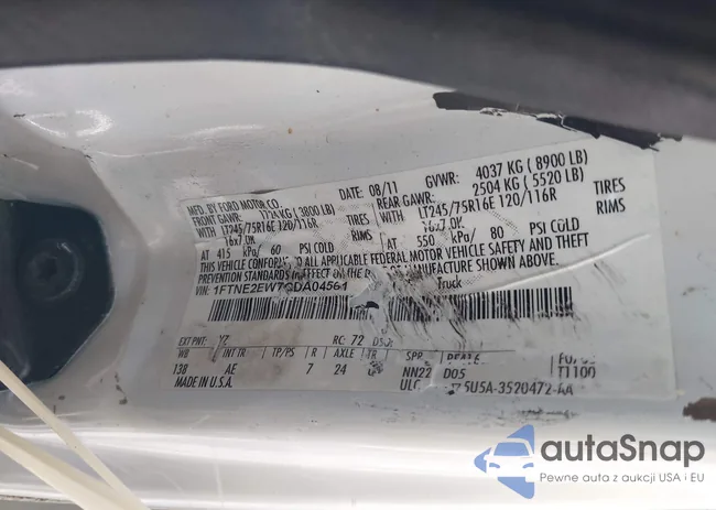 1FTNE2EW7CDA04561: 44185163