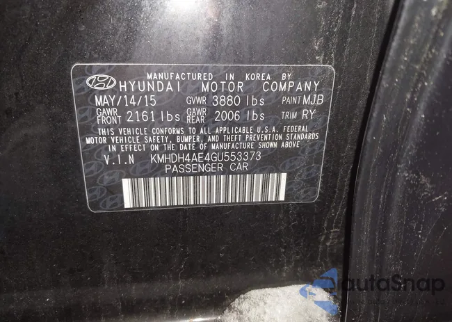 KMHDH4AE4GU553373: 44185230