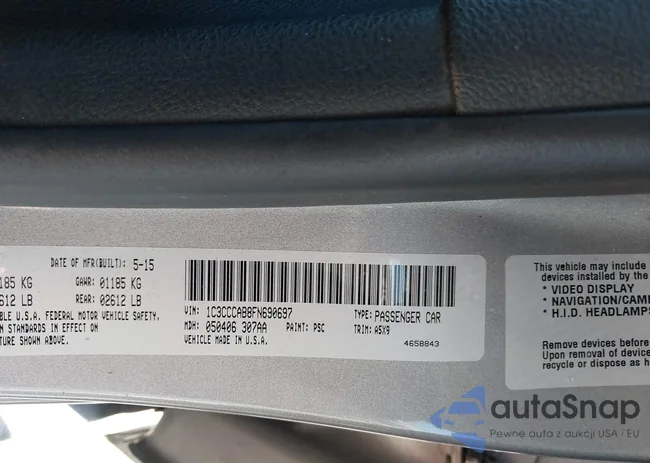 1C3CCCAB8FN690697: 44185248