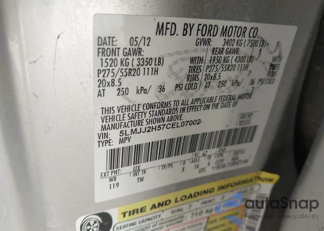 5LMJJ2H57CEL07002: 44185316