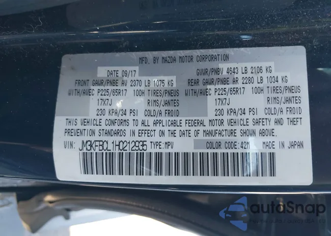 JM3KFBCL1H0212935: 44185395