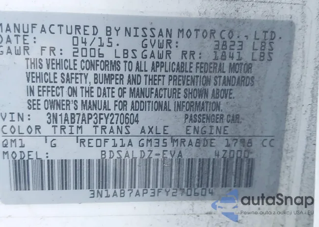 3N1AB7AP3FY270604: 44186463