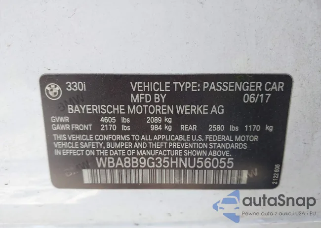 WBA8B9G35HNU56055: 44186560