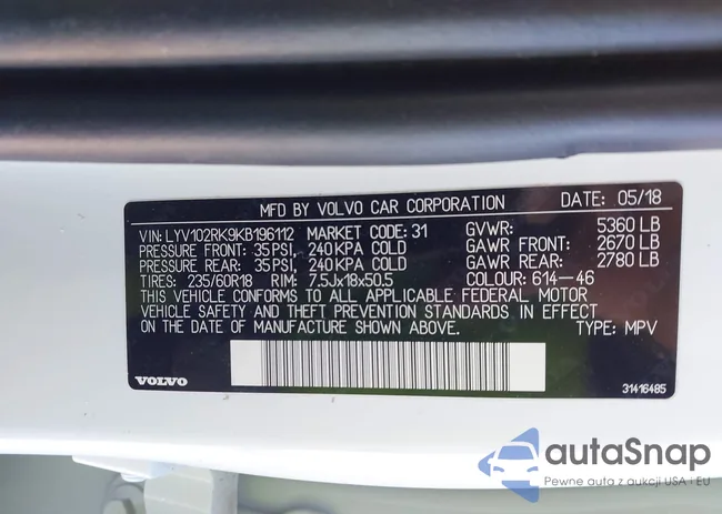 LYV102RK9KB196112: 44186663