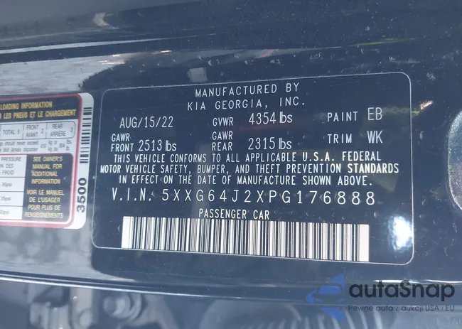 5XXG64J2XPG176888: 44186667