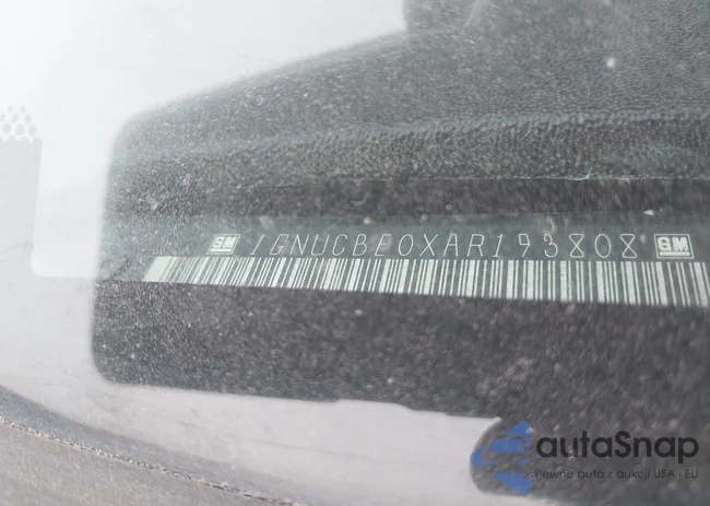 1GNUCBE0XAR193808: 44186674