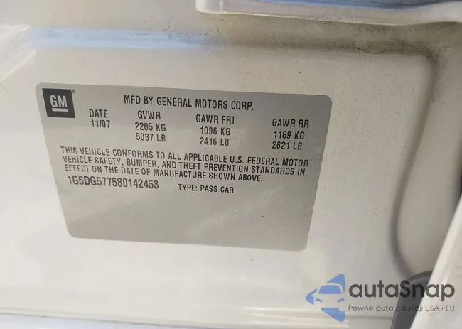 1G6DG577580142453: 44186679