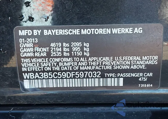 WBA3B5C59DF597032: 44186688