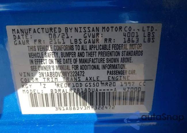 3N1AB8DV3MY322472: 44186834