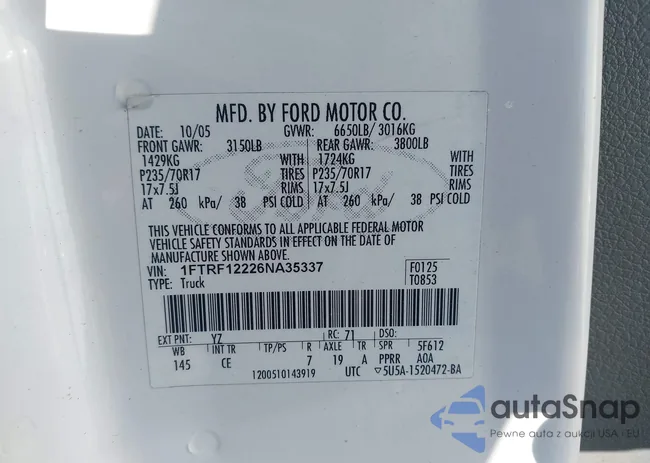 1FTRF12226NA35337: 44186069