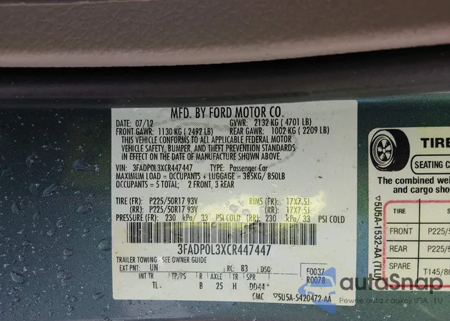 3FADP0L3XCR447447: 44186076