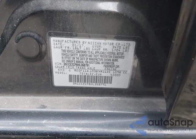 3N1CE2CP8HL358791: 44186117