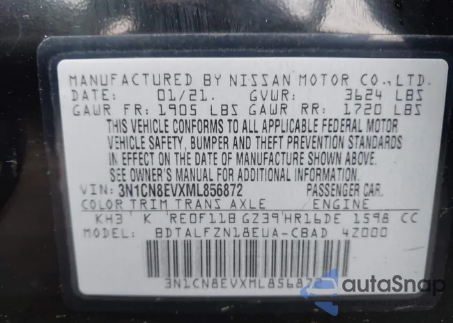 3N1CN8EVXML856872: 44186120